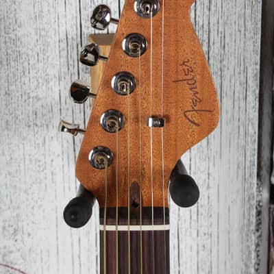 Fender Highway Series Parlor Acoustic Electric Guitar Natural w Deluxe Gig Bag image 13