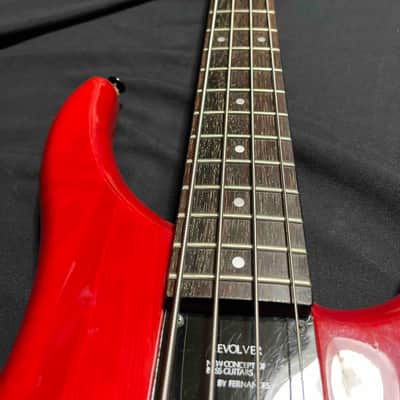 Fernandes FRB-55 MIJ 32" Medium Scale - Red Revolver Bass image 7