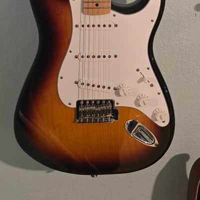 2006 Fender Standard Stratocaster with Maple Fretboard - Brown Sunburst image 1