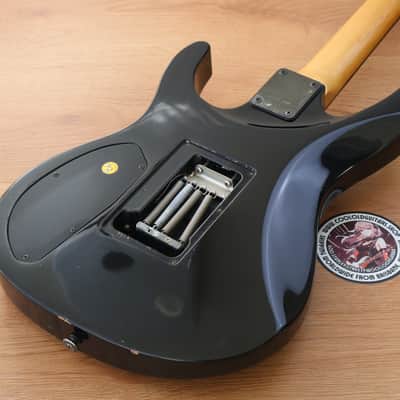 1997 Ibanez Japan RG560 Superstrat (Black) image 8