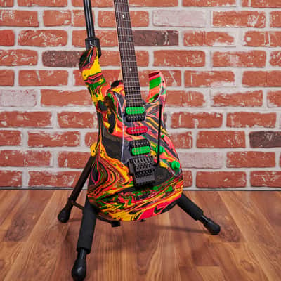 Ibanez Steve Vai Signature JEM2K DNA 228 of 300 DNA Multicolor 2000 w/OHSC image 3
