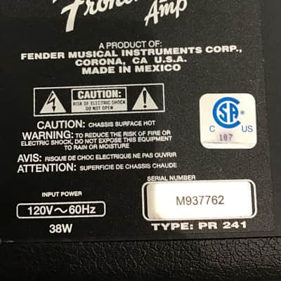 Fender FRONTMAN 33 WATT AMPLIFIER LATE 2000’s - BLACK image 4