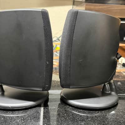 Klipsch Quintet III Satellite Speakers QSL5BL w/ Swivel Mount; Tested SEE VIDEO image 12