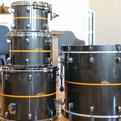 Rare Tama Starclassic Bubinga Elite - Gold Banded Gunmetal (Excellent Condition) image 2