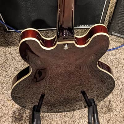 Firefly FF338PRO - ES-335 Style Semi-Hollow - Stainless Steel Frets Locking Tuners Cool Inlays Figured Top image 4