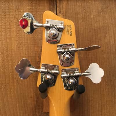 Ibanez ATK300 Bass Guitar Active Pickup Natural c. 1994 image 6