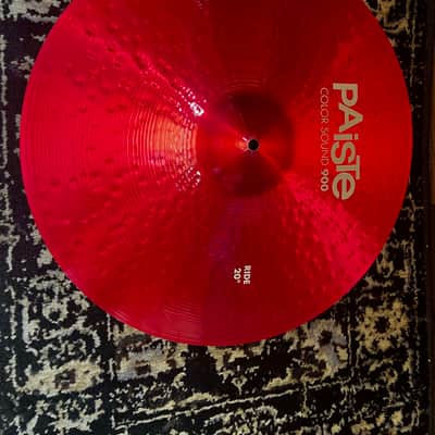 Paiste 20" Color Sound 900 Series Ride Cymbal - Red image 1
