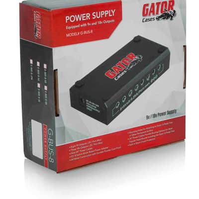 Gator Cases G-BUS-8-US Pedal Board Power Supply image 12