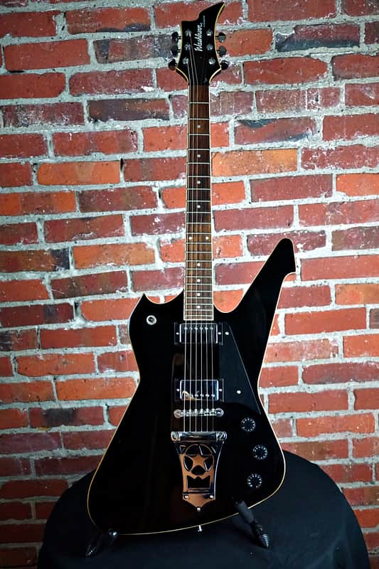 Washburn PS500 Paul Stanley Signature 1998 Ebony OHSC (Youtube