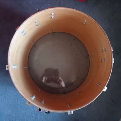 Vintage Tama Rockstar Pro 16x16 Floor Tom - Split Lugs - Gun Metallic Grey (Made in Japan) image 11