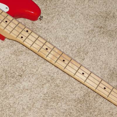 Fener Squier Affinity Bronco Bass Guitar Torino Red 2017 image 10