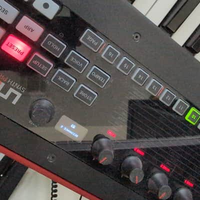 IK Multimedia UNO Synth Pro 37-Key Analog Synthesizer 2021 - Black image 3
