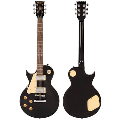 Vintage V10 Coaster Series Electric Guitar Pack ~ Left Hand Boulevard Black image 5