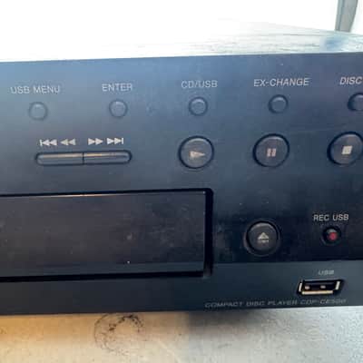 Sony CDP-CE500 5 Disc CD Changer Player USB Recorder Tested Working No Remote image 4