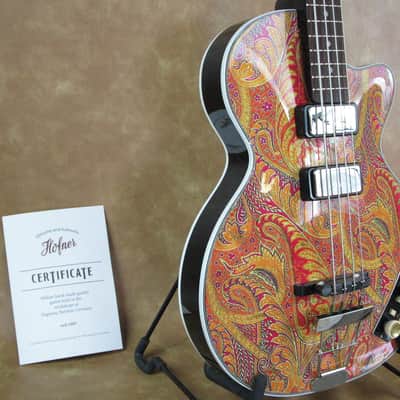 Gold Label Hofner 500/2 Club Bass Special Edition "Paisley" image 3
