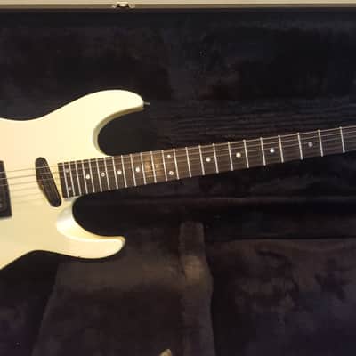 Kramer ProAxe Standard 1989 Pearl White w/OHSC Vintage Seymour Duncan Trembucker Hotrail image 7