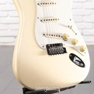 Fender Lincoln Brewster Stratocaster Electric Guitar - Olympic Pearl with Maple Fingerboard (StratBrewsterd1) image 2