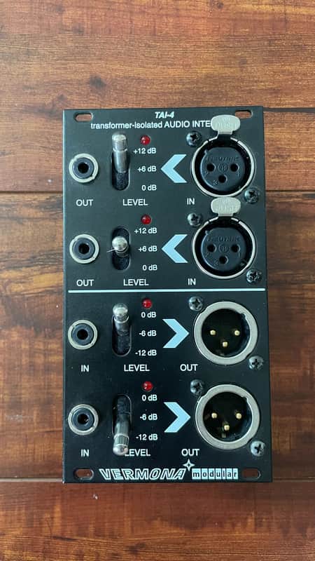 Vermona TAI-4 Transformer-Isolated Audio Interface Eurorack Module image 1