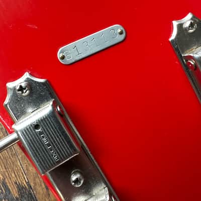 RARE! 1964 Airline “JB Hutto” Wood Body Jack White / Jetsons Guitar (Supro Valco) w/ OHSC image 9