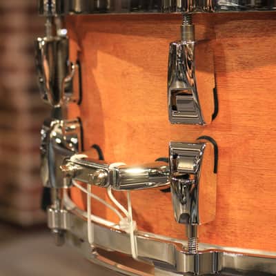 Yamaha Absolute Hybrid Maple 14x6 Vintage Natural Snare Drum - Demo! image 4