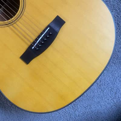 Acoustic Guitar Vintage Yellow Spruce Top Body, Mahogany Neck and Rosewood Fingerboard image 7