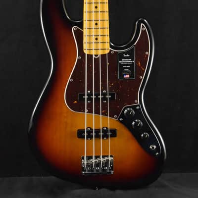 Mint Fender American Professional II Jazz Bass 3-Color Sunburst Maple Fingerboard image 1