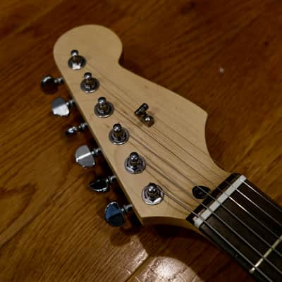 Super-Strat Style Electric Guitar - Natural Finish, Dual Humbucker, w/ Hardshell Case image 3