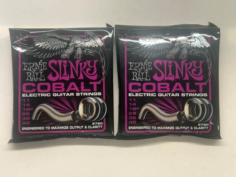 Ernie Ball Cobalt Slinky 11-48 2 packs image 1