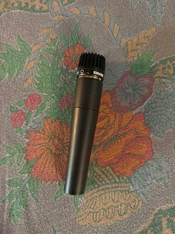Shure SM57 Cardioid Dynamic Microphone 1984 - Present - Black image 1