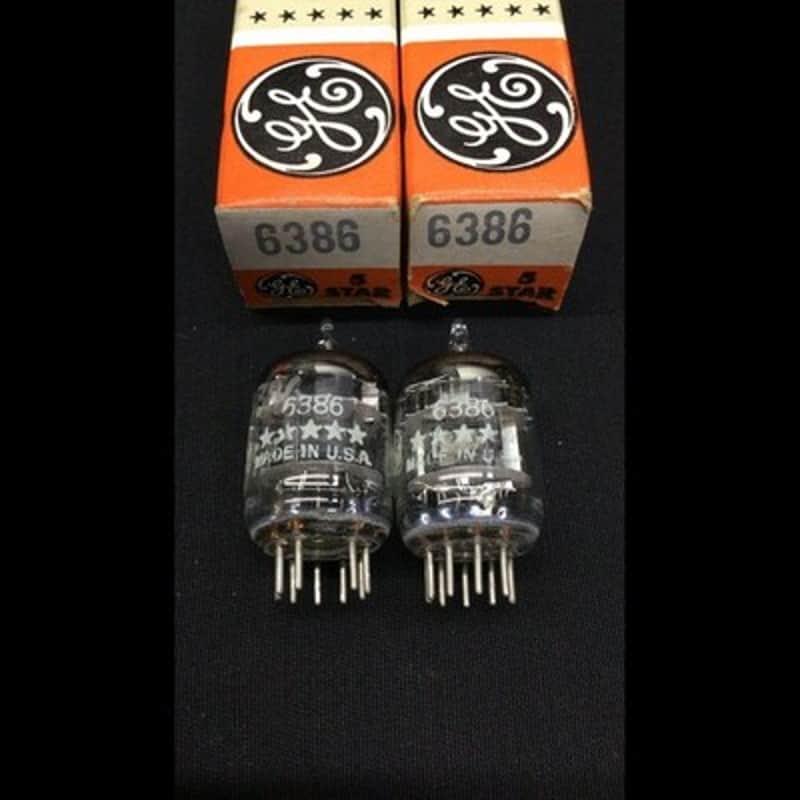 NOS NIB MATCHED PAIR GE 6386 5 Star 3 Mica FAIRCHILD VACUUM TUBES Tested 10.9865 image 1