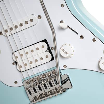 Cort G200SKB G Series 200 Double Cutaway Electric Guitar. Sky Blue image 8
