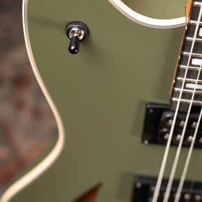 EVH SA-126 Special Semi-Hollow Electric Guitar - Matte Army Drab with Hardshell Case image 10