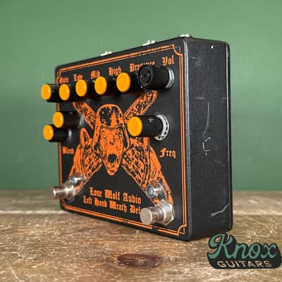 Lone Wolf Audio Left Hand Wrath Deluxe Distortion 2010s - Black with Red Graphic image 1