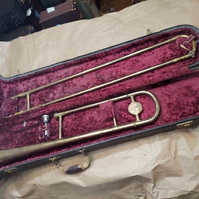 Vintage Pan American Trombone, USA, with case/mouthpiece, Good condition image 17