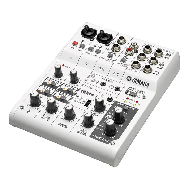 Yamaha AG06 6 Channel Mixer image 1