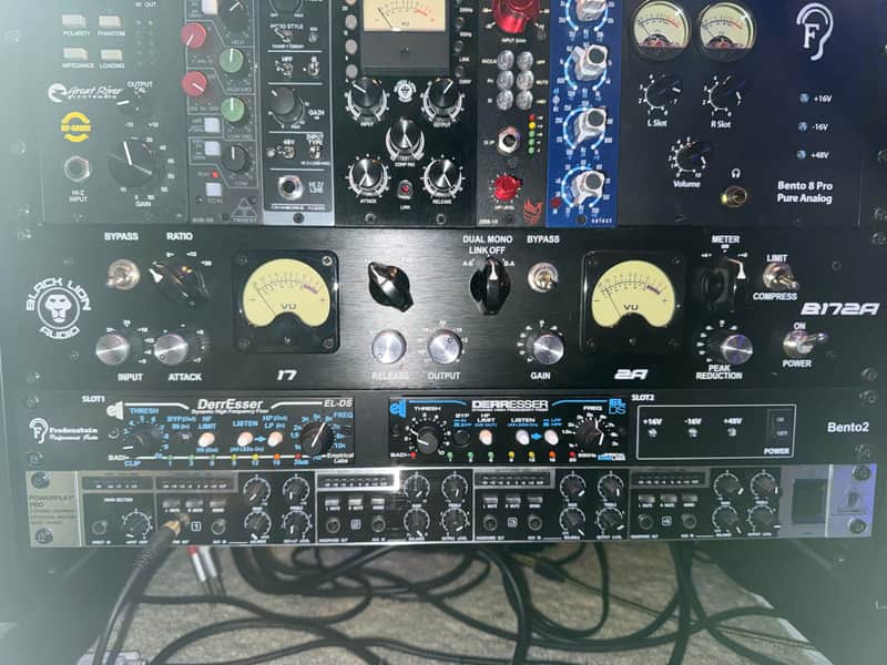 Black Lion Audio B172A 2-Channel Hybrid FET/Optical Compressor 2019 - 2021 - Black image 1