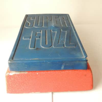 Vintage Univox Super Fuzz Effects Pedal Original Orange Made in Japan Shin Ei image 2