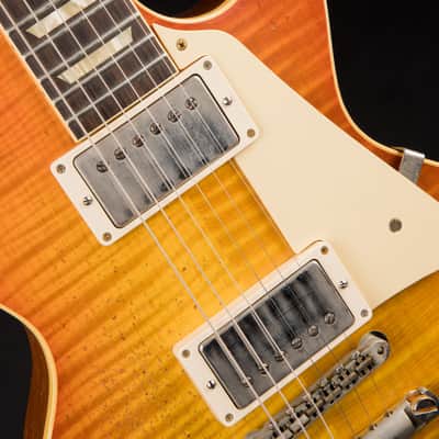 2022 - Gibson Custom Shop Made 2 Measure Murphy Lab '59 Les Paul Standard Murphy Painted Ultra Heavy Aged Orange Lemon Fade image 14