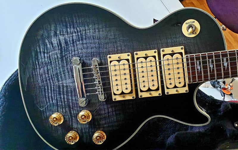 Ace Frehley Trans Black Burst Ephi 1 of only 75 made for the Japan marked image 1