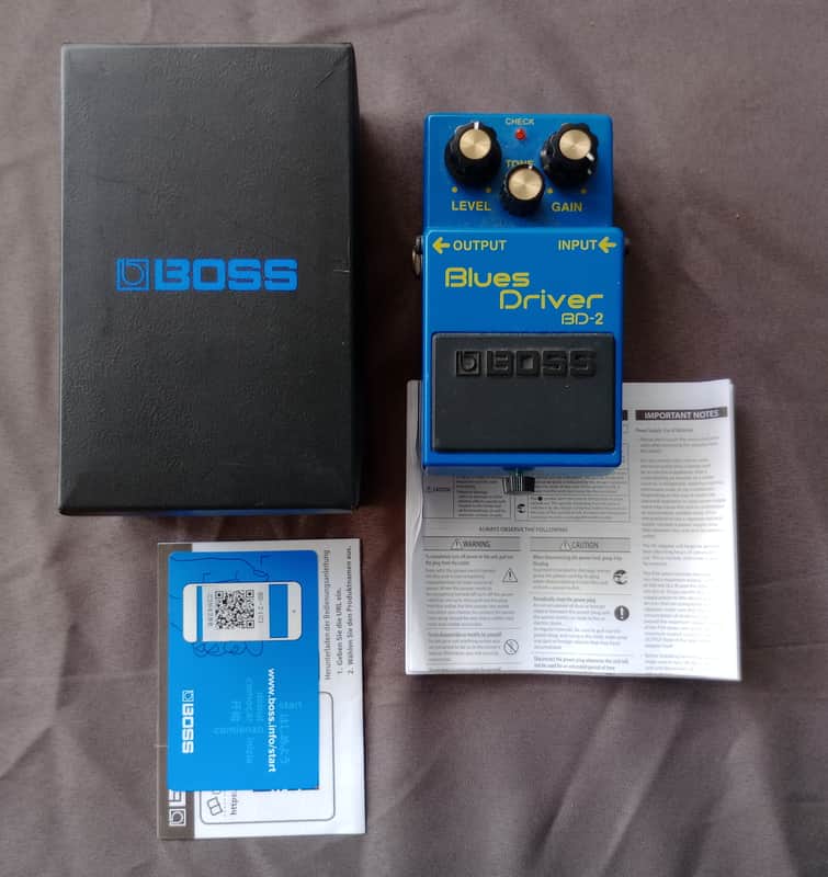 Boss BD-2 Blues Driver (Silver Label) Blue W/Original Box & Paperwork *** FREE SHIPPING *** image 1
