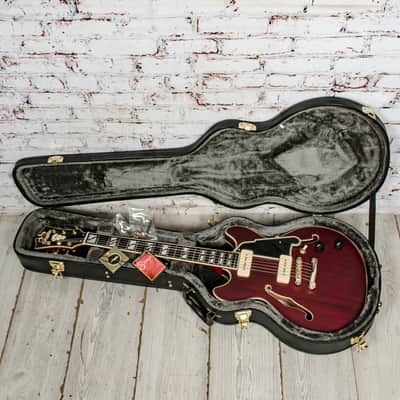D'Angelico - Deluxe Mini DC - Semi-Hollow Electric Guitar - Satin Trans Wine - w/ Hardshell Case - x0145 image 13