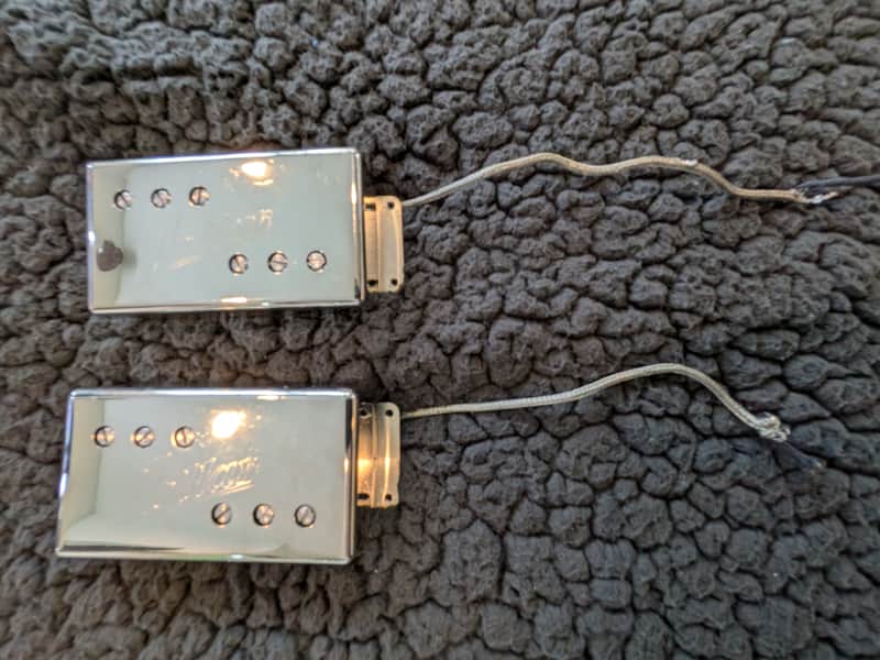 Lollar Wide Range Humbucker Telecaster Pickup Set 2012 - Chrome image 1