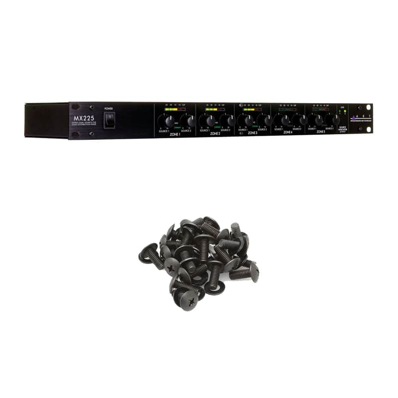 ART MX225 Stereo Distribution Mixer Bundle with Rack Screws image 1