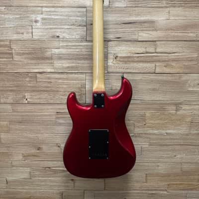 Series 10 by Bently  HSS Super Strat Guitar- 1980's -Candy Apple Red - 7lbs 8oz w/gig bag image 11