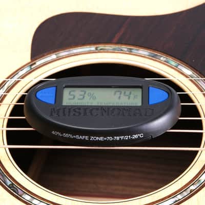 Music Nomad HONE Guitar Hygrometer, Humidity & Temperature Monitor image 5