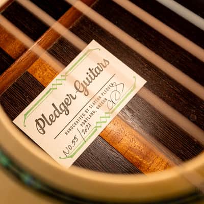 Pledger Slope Shoulder D Luthier Built Dreadnought Acoustic Guitar image 6
