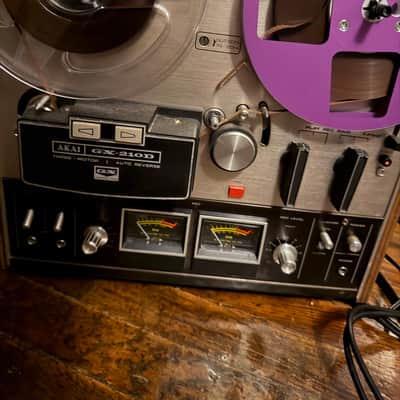 Akai GX-210D 1/4" 4-Track 2-Channel Tape Recorder 1973 - 1977 - Silver image 2
