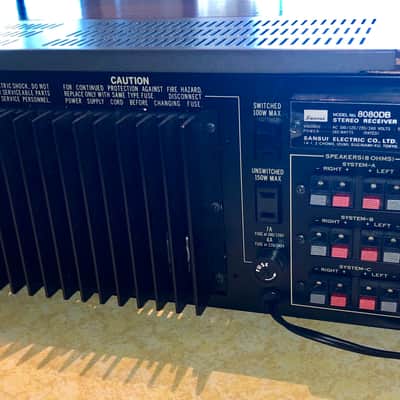Excellent Vintage 1976 Sansui 8080 Receiver Complete Service and LED Upgrade , Sounds Incredible image 12