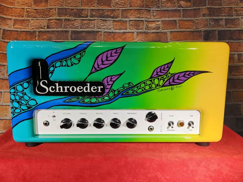 Schroeder 2011 DB7 Custom 40-Watt Head RARE Pamelina Hand-Painted Shell - Serial #48 image 1