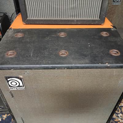Ampeg V4 4x12 Guitar Bass Speaker Cabinet Early 1970s Original CTS Speaker image 2